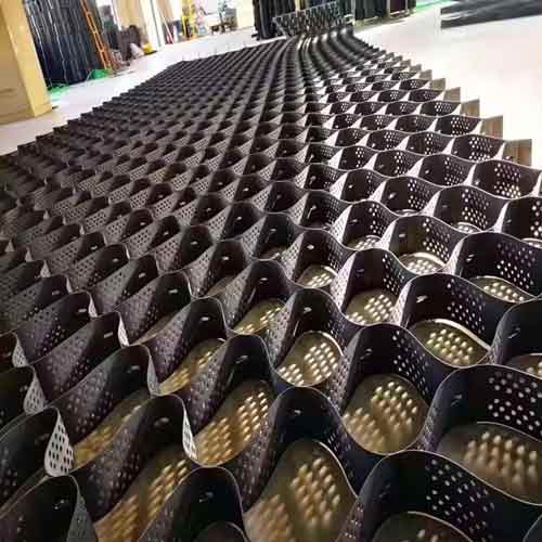 HDPE honeycomb grid gravel driveway stabilizer/ retaining wall