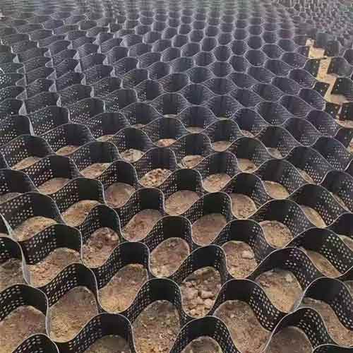 Gravel Honeycomb Driveway Gravel Stabilizer Grid HDPE Geocell Factory